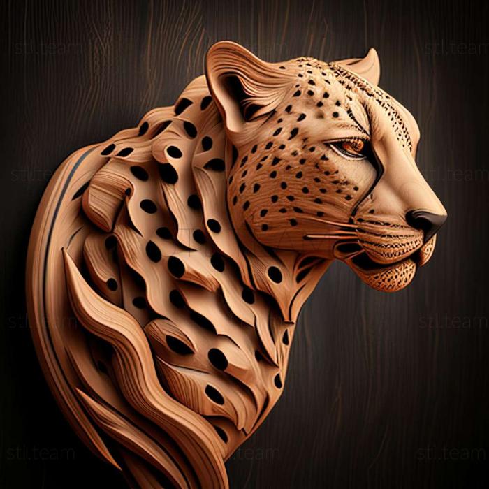 3D model Cheetah (STL)